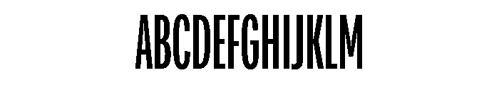 Adapt CompressedRegular Font UPPERCASE
