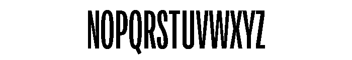 Adapt CompressedRegular Font UPPERCASE