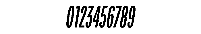 Adapt CompressedRegularItalic Font OTHER CHARS