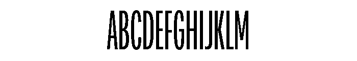 Adapt CompressedSemilight Font UPPERCASE
