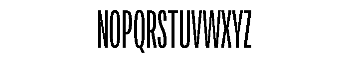 Adapt CompressedSemilight Font UPPERCASE
