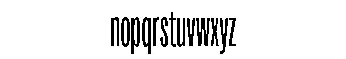 Adapt CompressedSemilight Font LOWERCASE