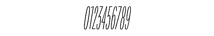 Adapt CompressedThinItalic Font OTHER CHARS