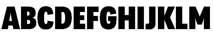 Adapt CondensedBlack Font UPPERCASE