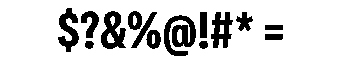 Adapt CondensedBold Font OTHER CHARS