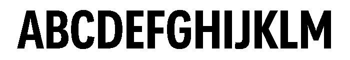 Adapt CondensedBold Font UPPERCASE