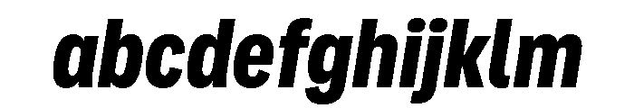 Adapt CondensedExtraboldItalic FONT