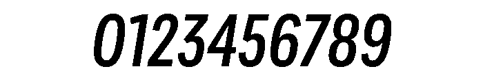 Adapt CondensedMediumItalic Font OTHER CHARS
