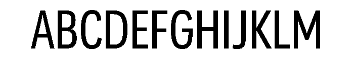 Adapt CondensedRegular Font UPPERCASE
