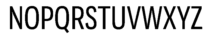 Adapt CondensedRegular Font UPPERCASE