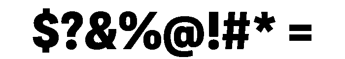 Adapt Extrabold Font OTHER CHARS