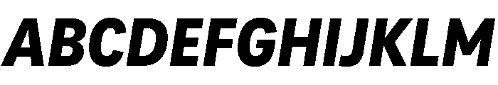 Adapt ExtraboldItalic Font UPPERCASE