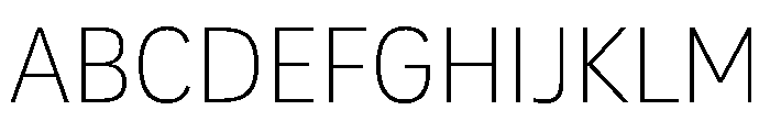Adapt Light Font UPPERCASE