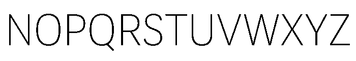 Adapt Light Font UPPERCASE