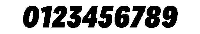 Adapt NarrowBlackItalic Font OTHER CHARS