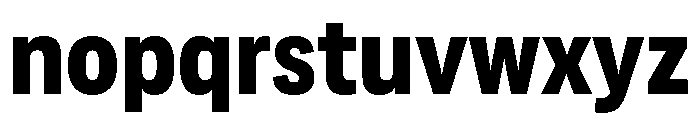 Adapt NarrowExtrabold Font LOWERCASE