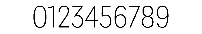Adapt NarrowLight Font OTHER CHARS