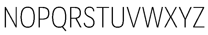 Adapt NarrowLight Font UPPERCASE