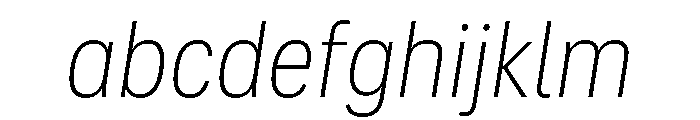 Adapt NarrowLightItalic FONT
