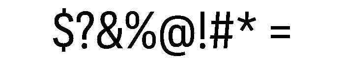Adapt NarrowRegular Font OTHER CHARS