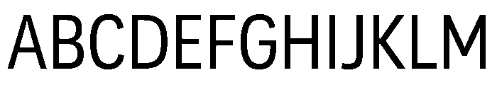 Adapt NarrowRegular Font UPPERCASE