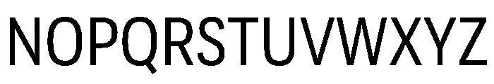 Adapt NarrowRegular Font UPPERCASE