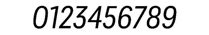 Adapt NarrowRegularItalic Font OTHER CHARS