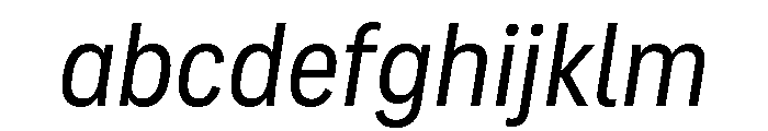 Adapt NarrowRegularItalic FONT