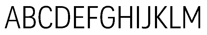 Adapt NarrowSemilight Font UPPERCASE