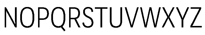 Adapt NarrowSemilight Font UPPERCASE