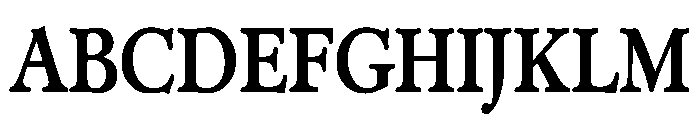 Administer CondensedBold Font UPPERCASE