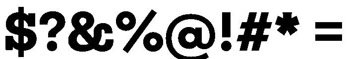 Adrianoetc Bold Font OTHER CHARS