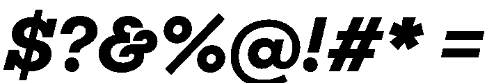 Adrianoetc Bolditalic Font OTHER CHARS