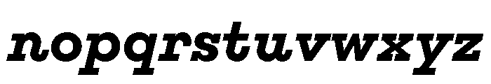 Adrianoetc Bolditalic Font LOWERCASE