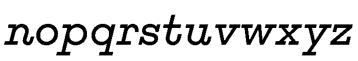 Adrianoetc Bookitalic Font LOWERCASE