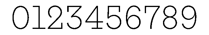 Adrianoetc Extralight Font OTHER CHARS