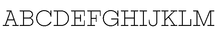 Adrianoetc Extralight Font UPPERCASE