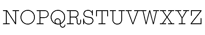 Adrianoetc Extralight Font UPPERCASE