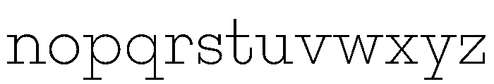 Adrianoetc Extralight Font LOWERCASE