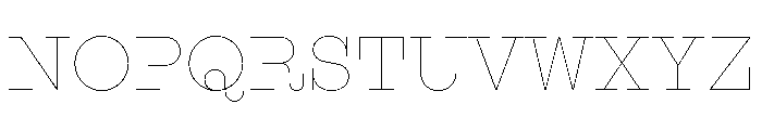 Adrianoetc Hairline Font UPPERCASE