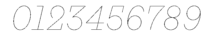 Adrianoetc Hairlineitalic Font OTHER CHARS