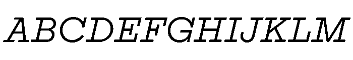 Adrianoetc Italic Font UPPERCASE