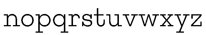Adrianoetc Light Font LOWERCASE