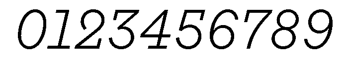 Adrianoetc Lightitalic Font OTHER CHARS