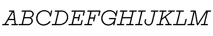 Adrianoetc Lightitalic Font UPPERCASE