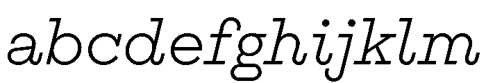 Adrianoetc Lightitalic FONT
