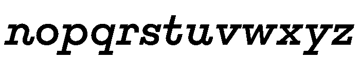 Adrianoetc Mediumitalic Font LOWERCASE