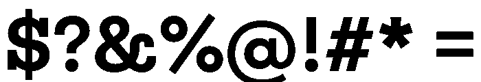 Adrianoetc Semibold Font OTHER CHARS