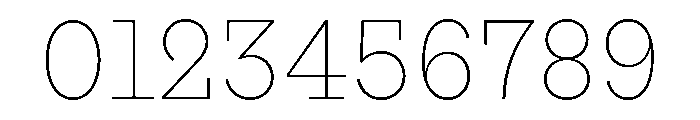 Adrianoetc Thin Font OTHER CHARS