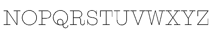 Adrianoetc Thin Font UPPERCASE